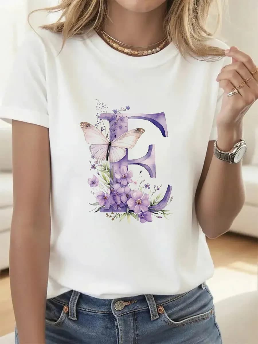 Футболка базовая с принтом - фото 1