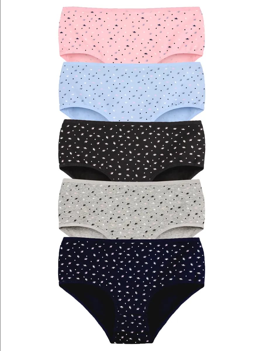 Трусы женские больших размеров набор хлопок высокая посадка