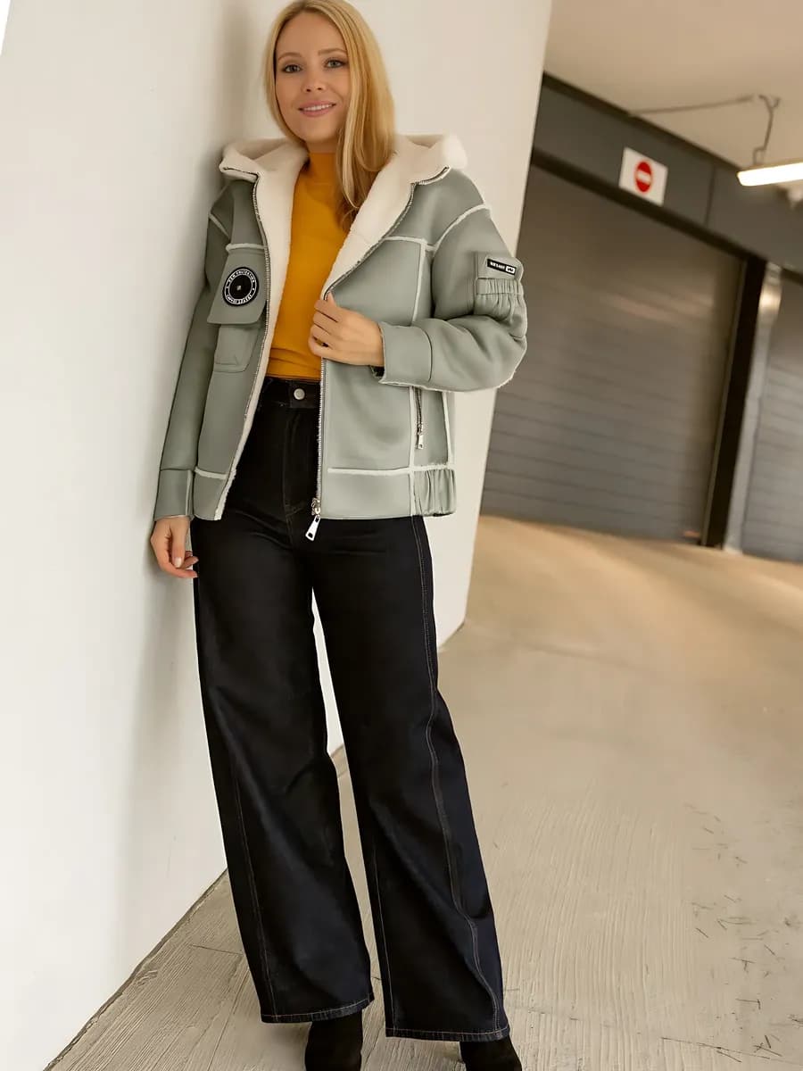 Куртка дубленка премиум