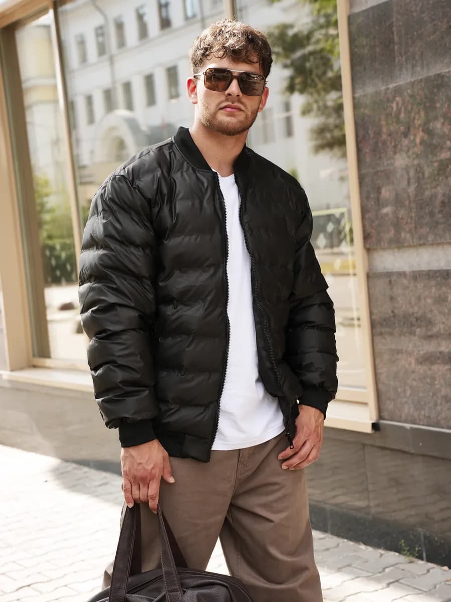 Куртка демисезонная бомбер короткий