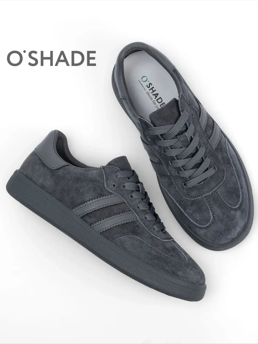 Замшевые кеды женские