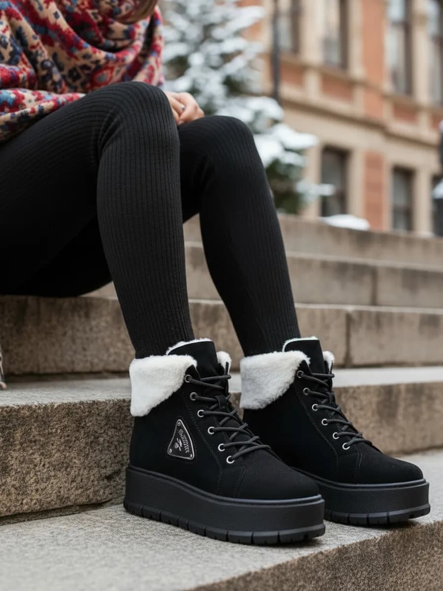 Ботинки зимние с мехом