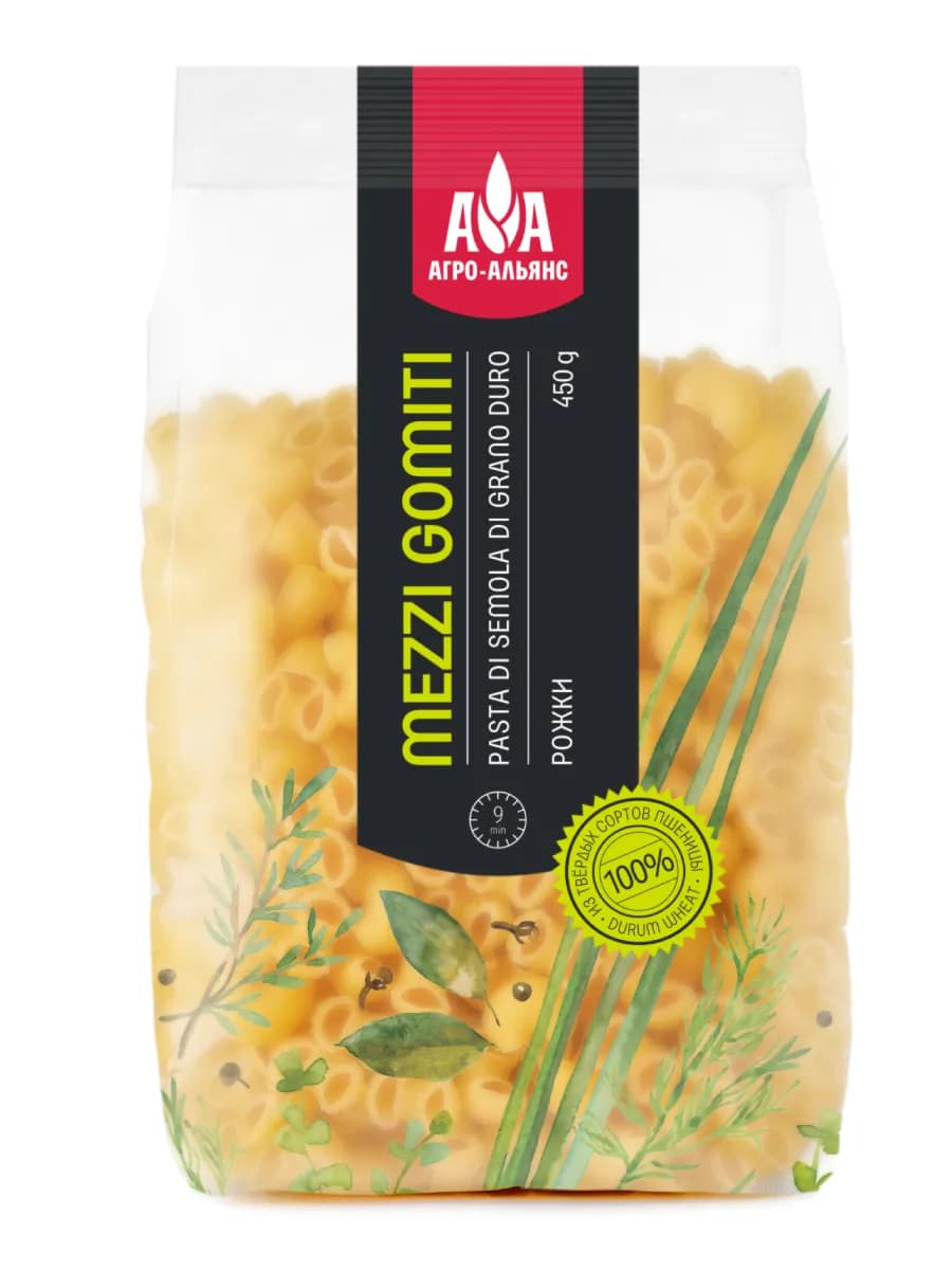 Макаронные изделия гр А Рожки 450 г