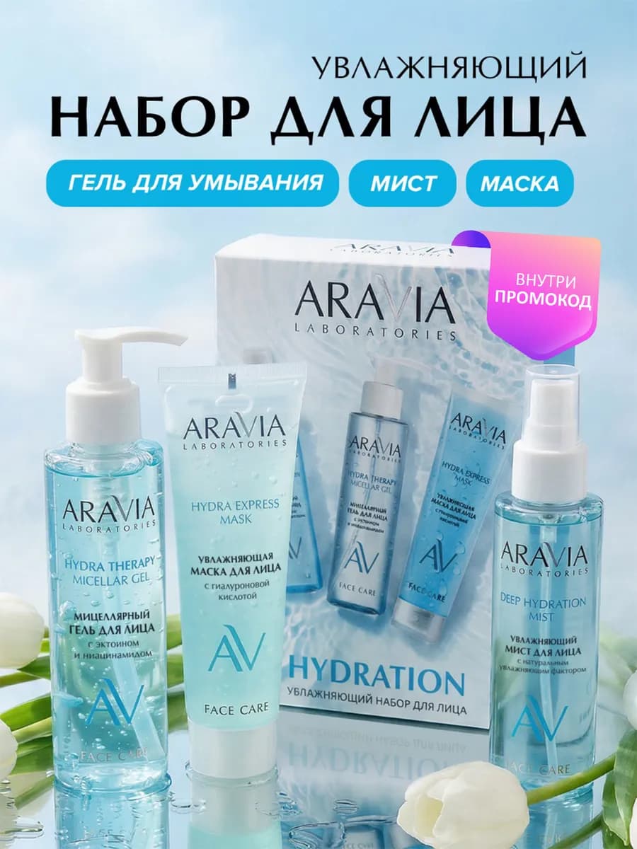 Подарочный набор для ухода за кожей лица ниацинамид