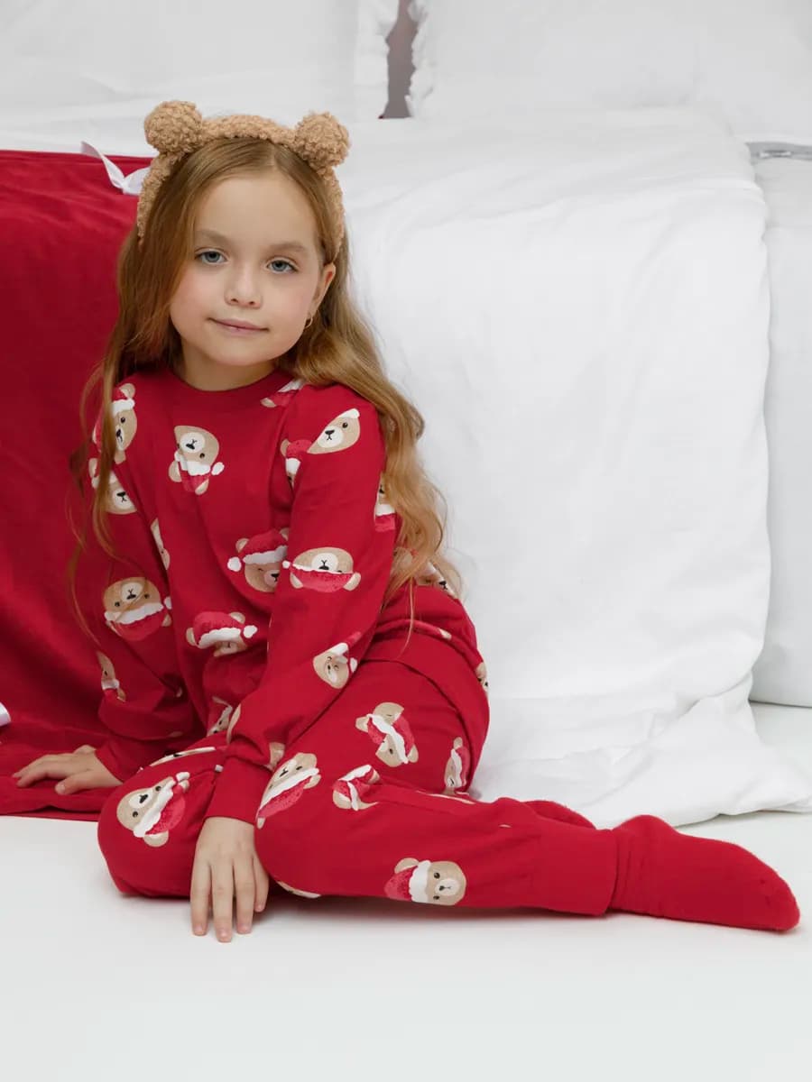 Пижама детская новогодняя, хлопок