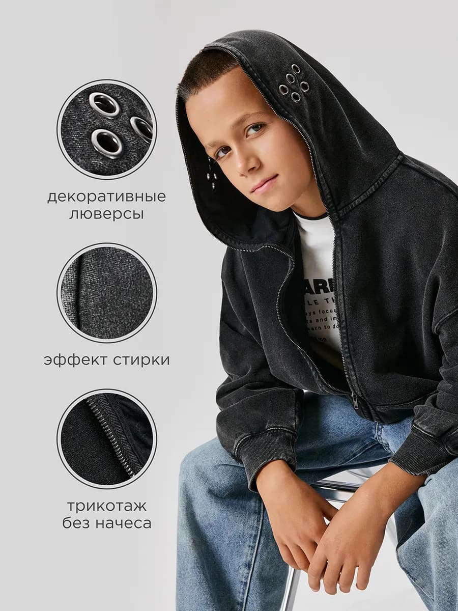 Толстовка спортивная варёнка без начеса