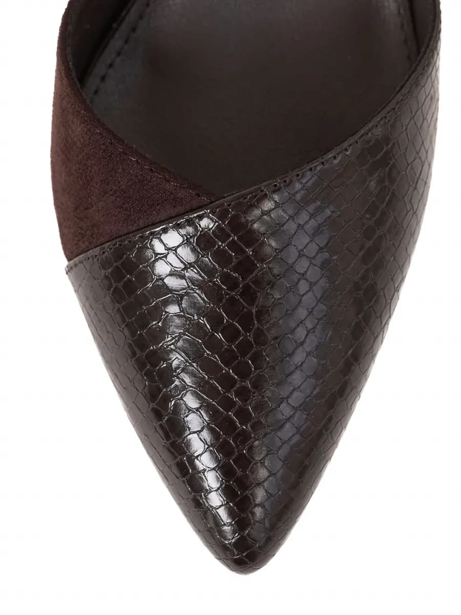 Туфли на устойчивом каблуке с ремешком