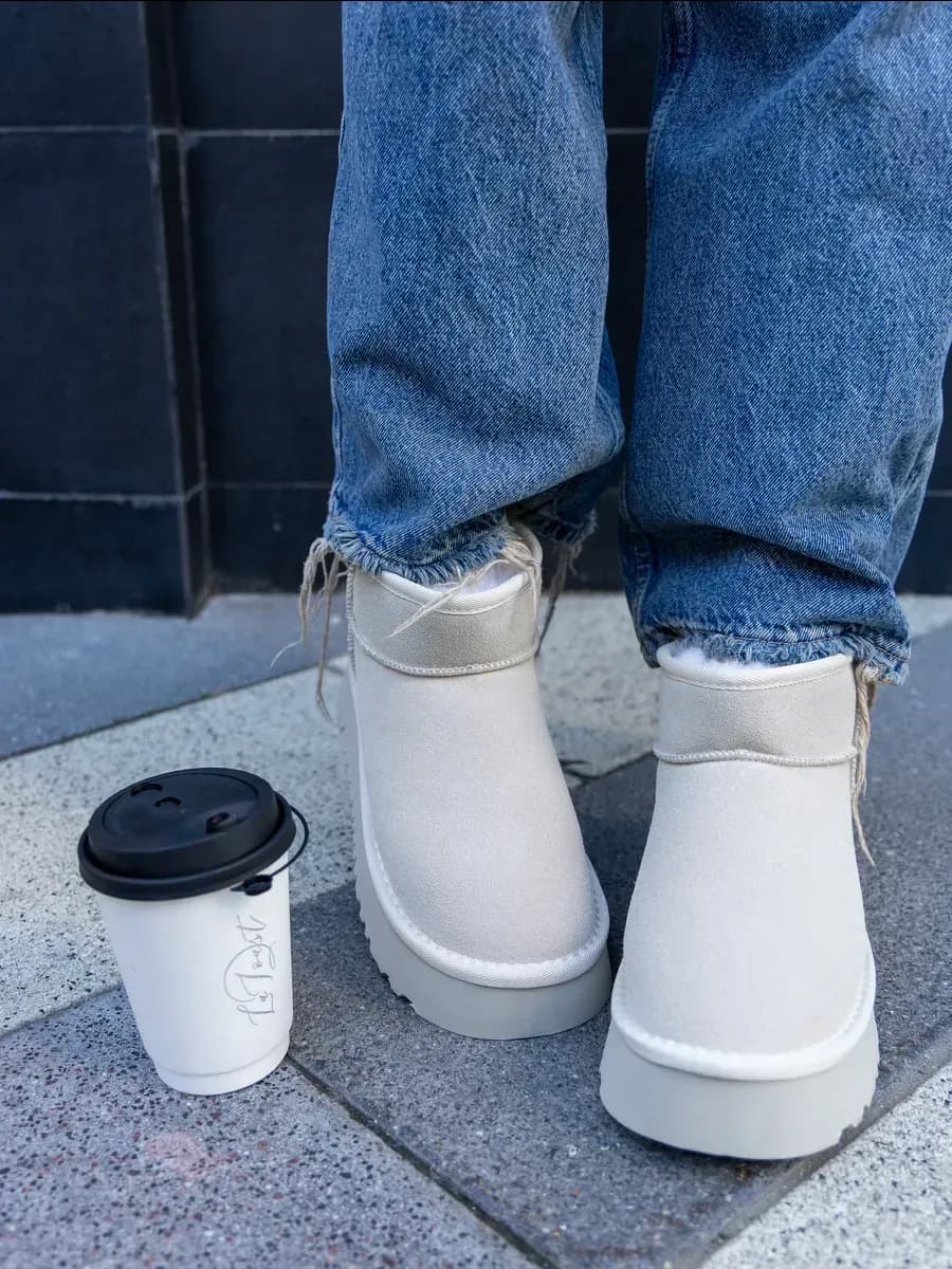 Угги женские на платформе зимние