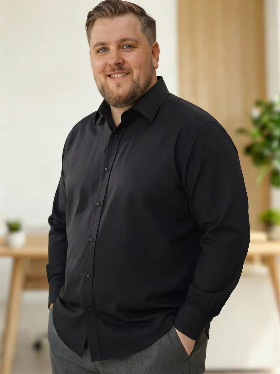 Рубашка с длинным рукавом классическая