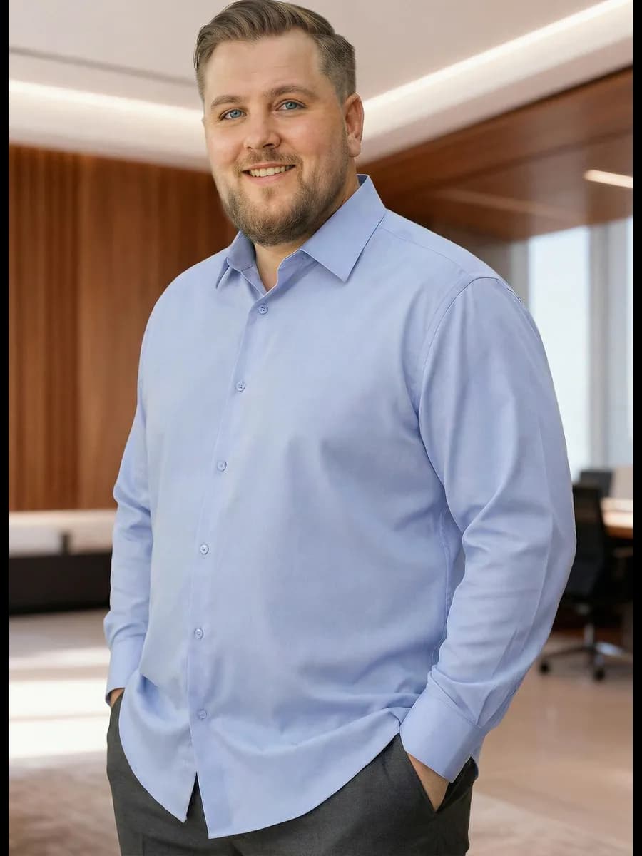 Рубашка с длинным рукавом классическая