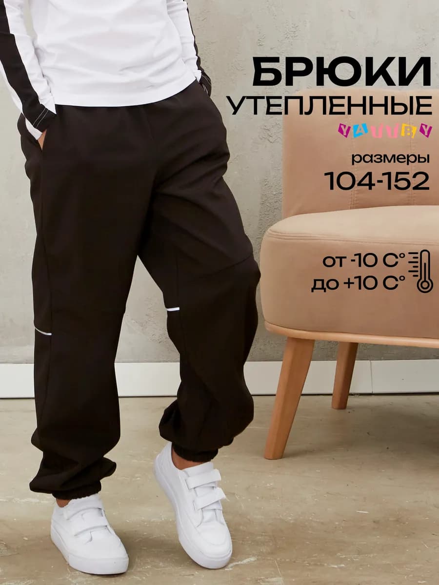 Демисезонные брюки для мальчика софтшелл