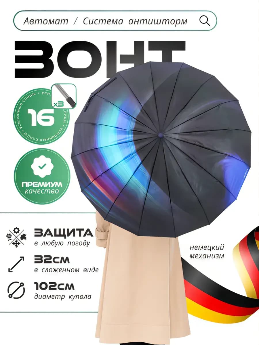 Зонт женский автомат