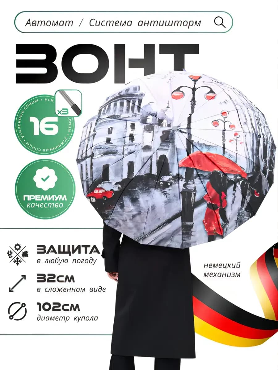 Зонт женский автомат