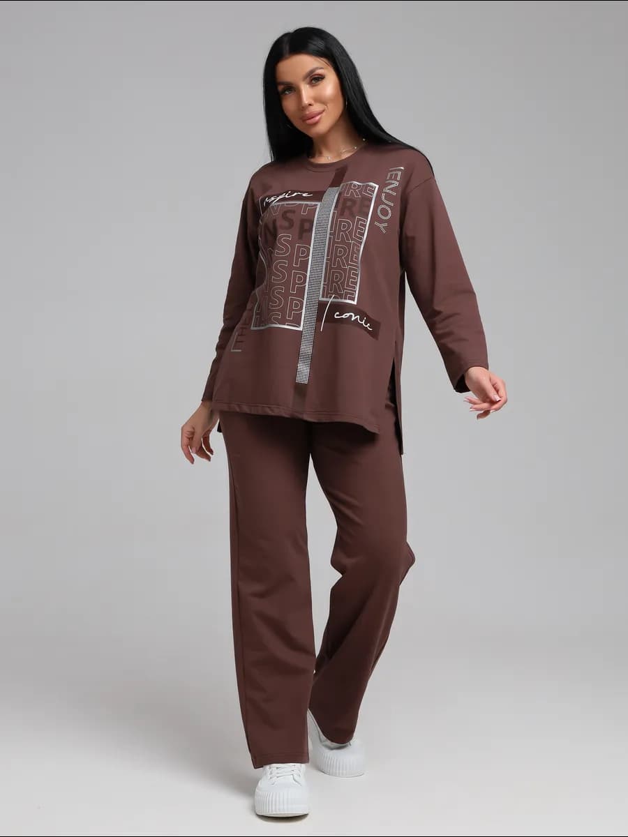 Костюм трикотажный со штанами