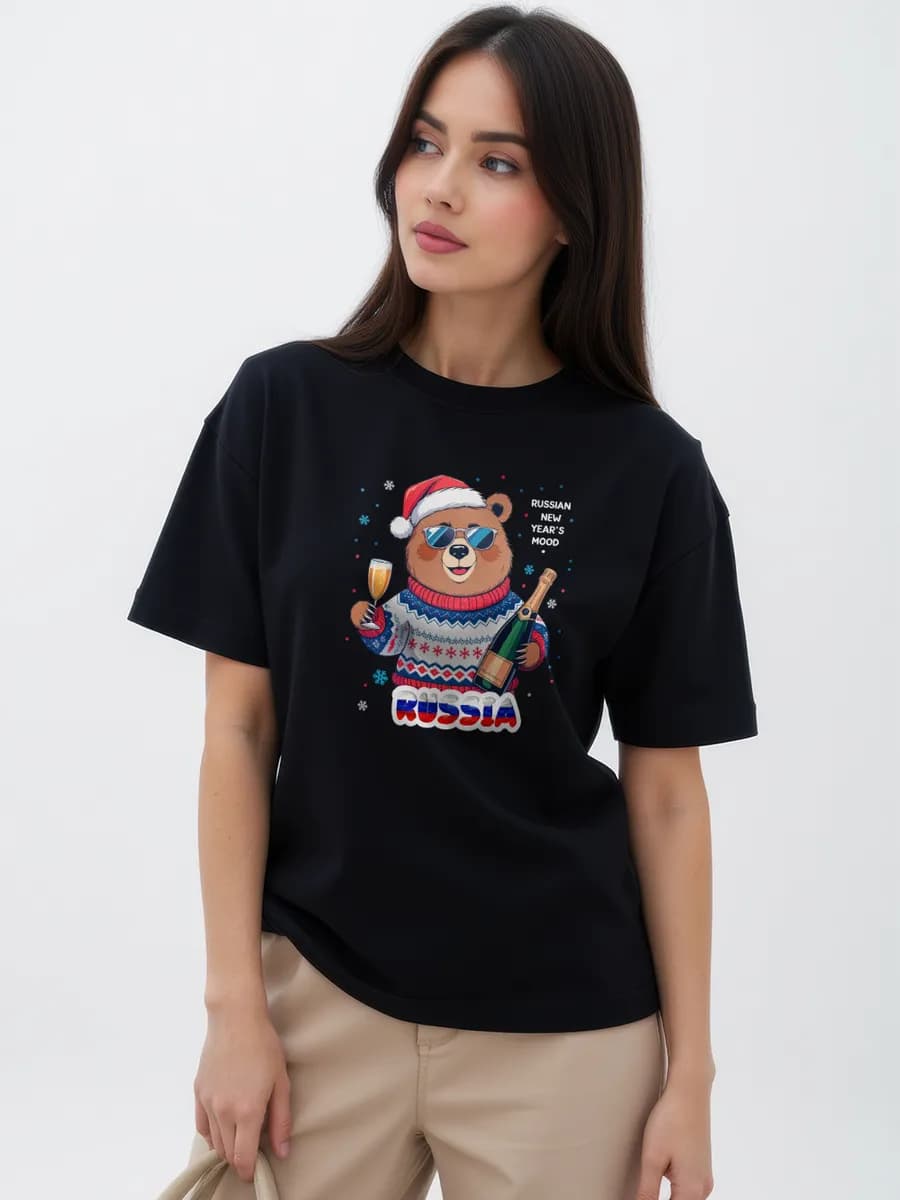 Новогодняя футболка