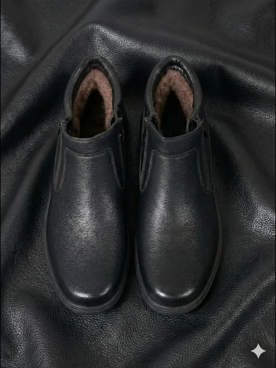 ботинки мужские с мехом теплые