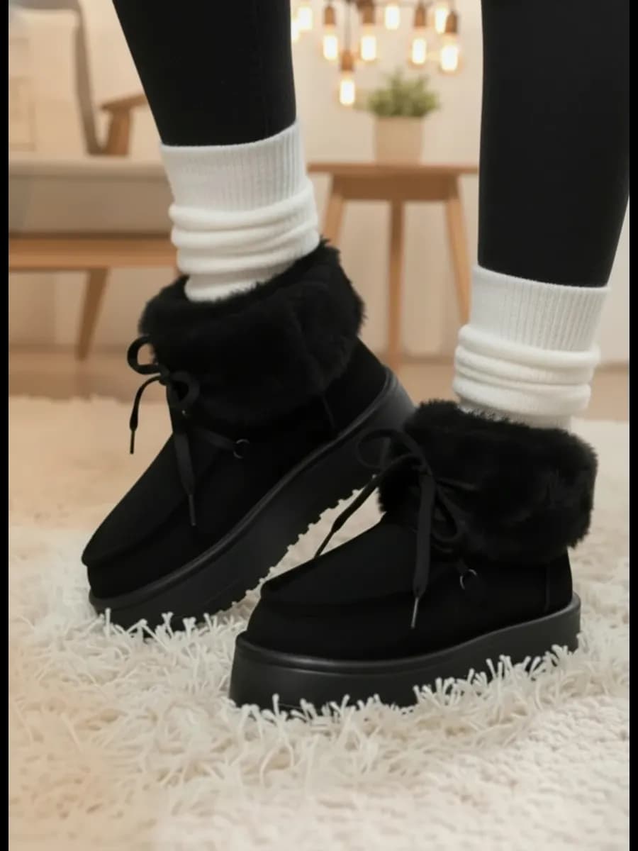 Угги зимние черные