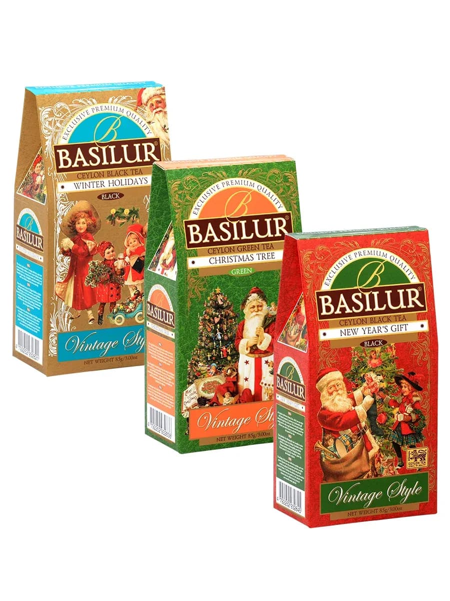 Чай подарочный новогодний Винтаж 3 шт