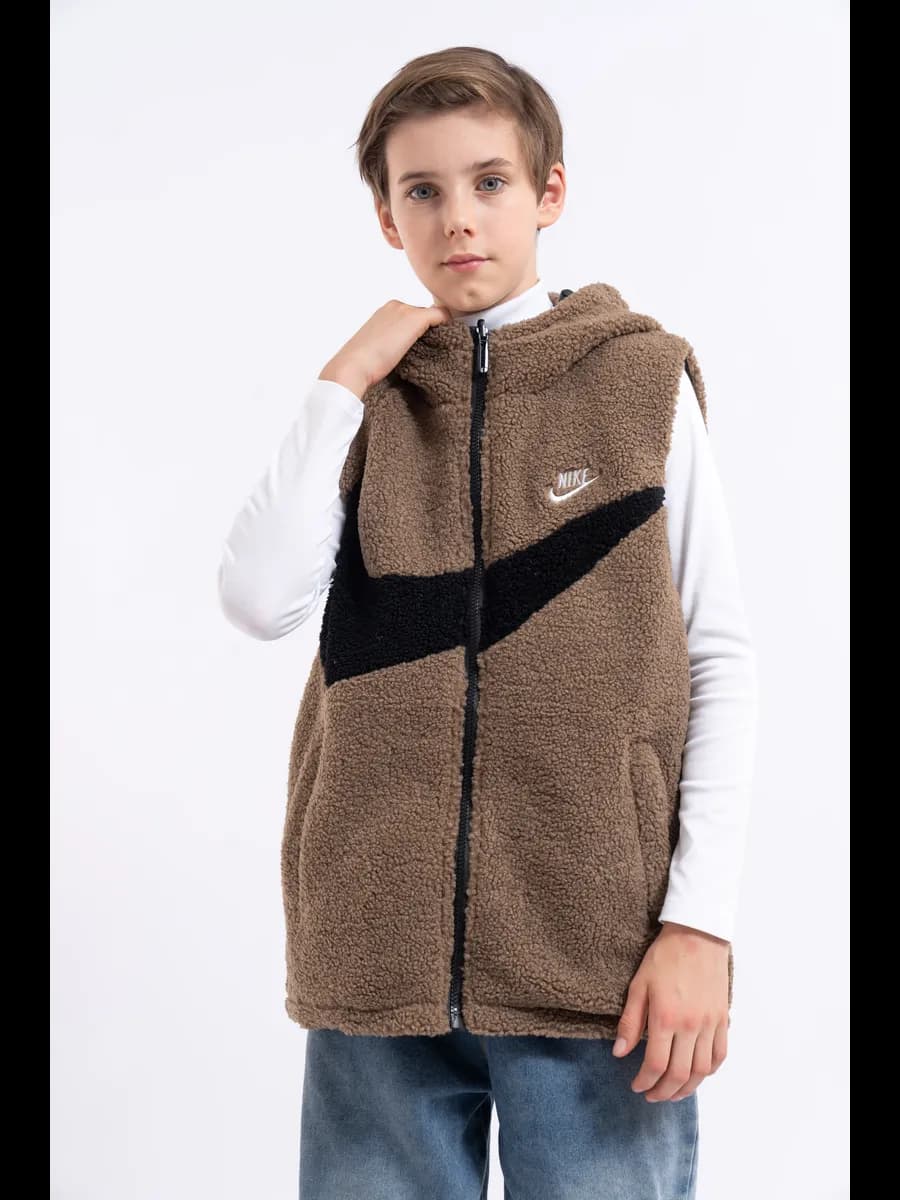 Жилетка утепленная двусторонний осенняя для мальчика