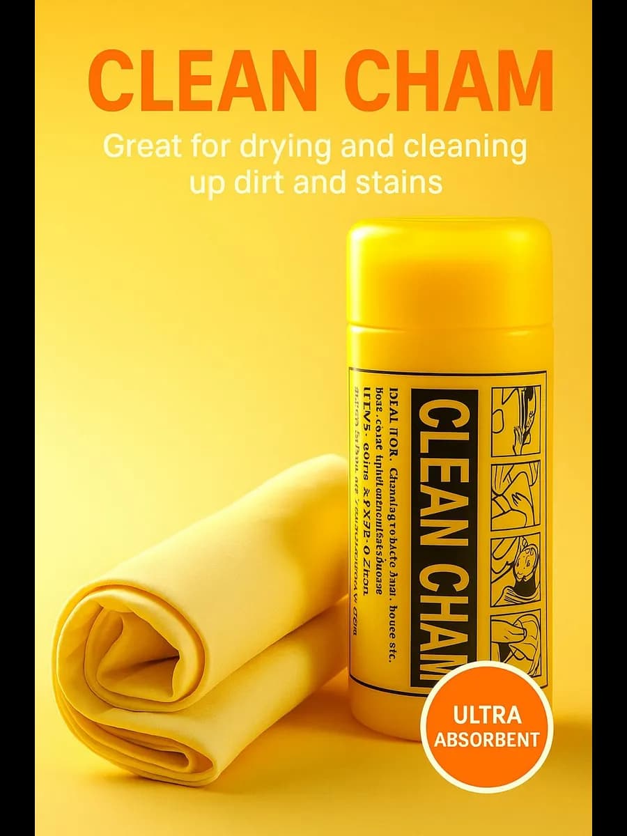 Тряпка-салфетка Замше-прорезиненная