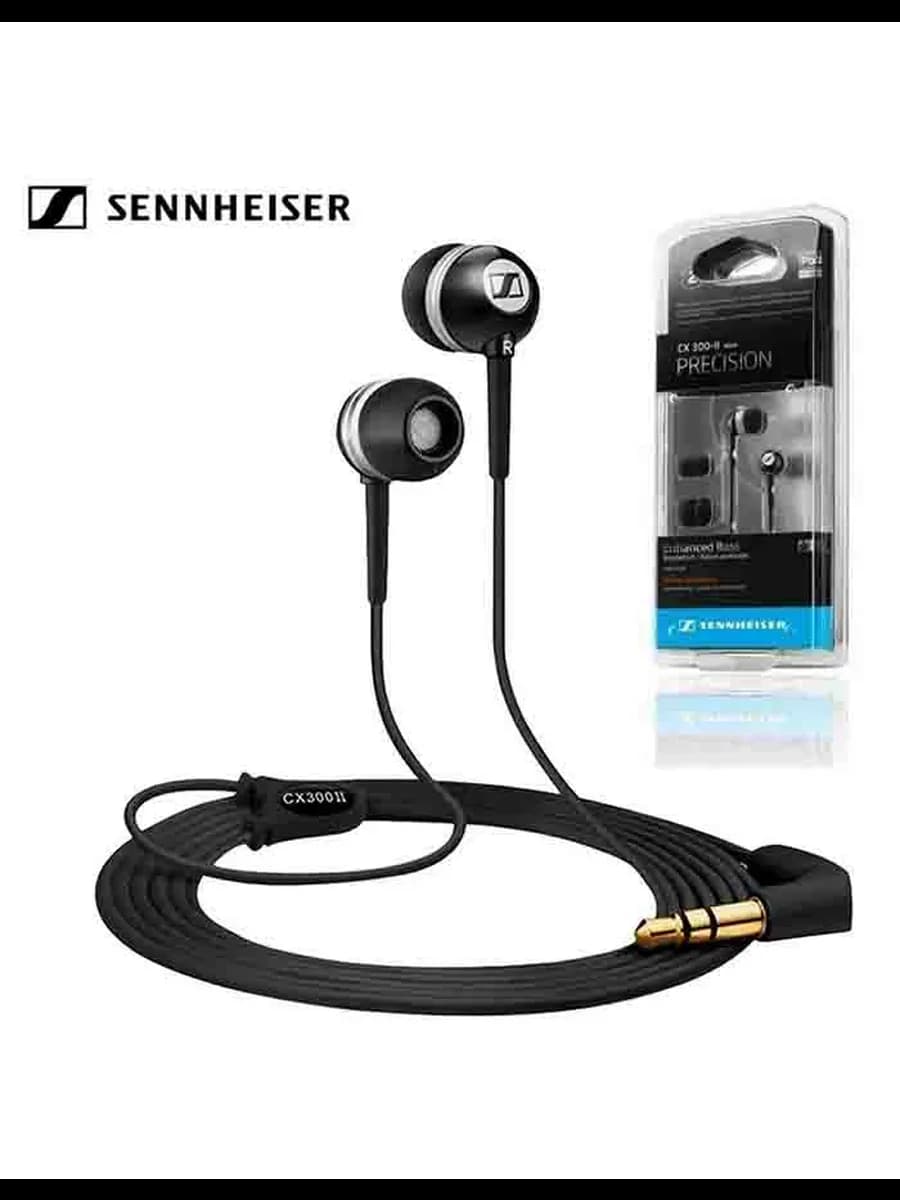 Наушники проводные с микрофоном CX 300-II, 3.5 мм, черный