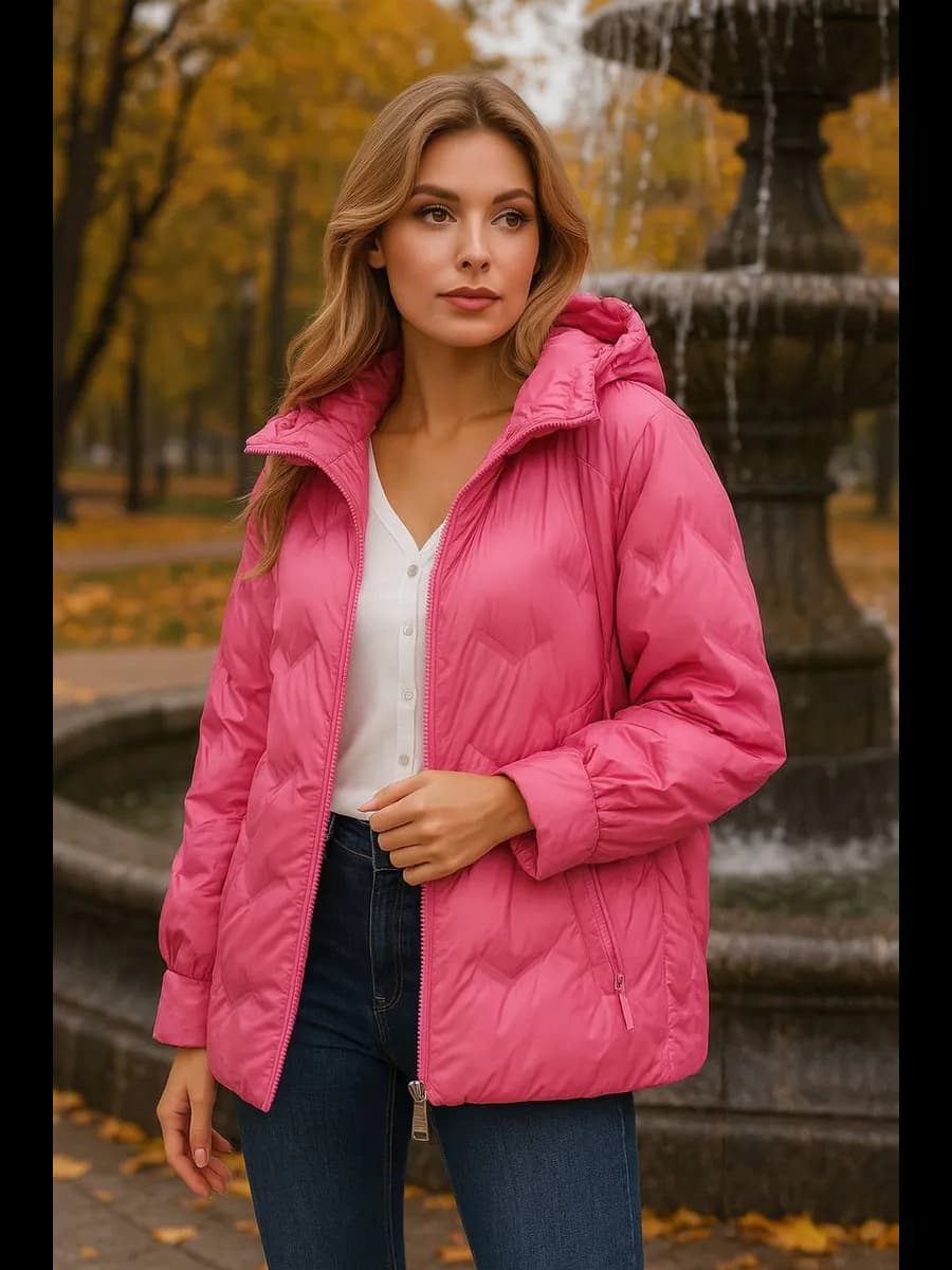 Куртка осенняя демисезонная с капюшоном