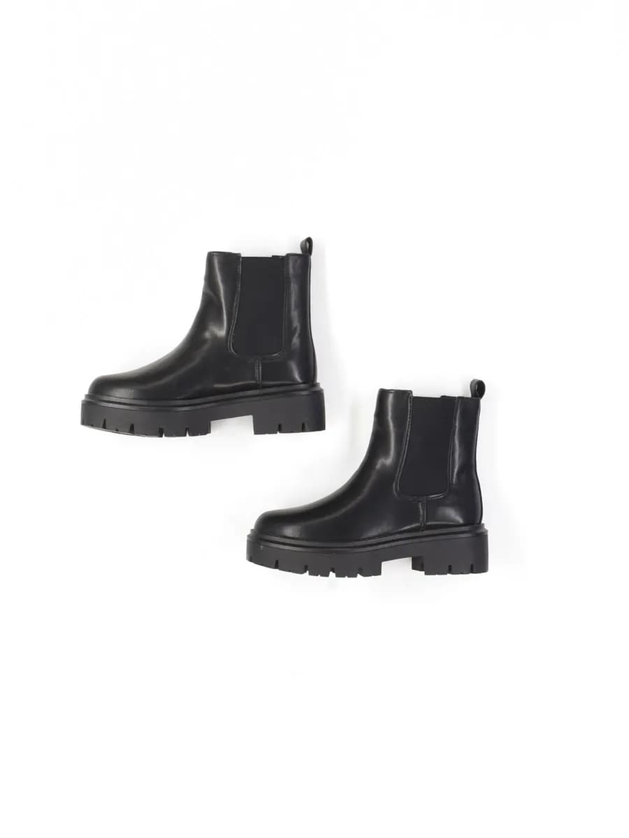 Ботинки женские зимние челси натуральная кожа и мех - фото 1