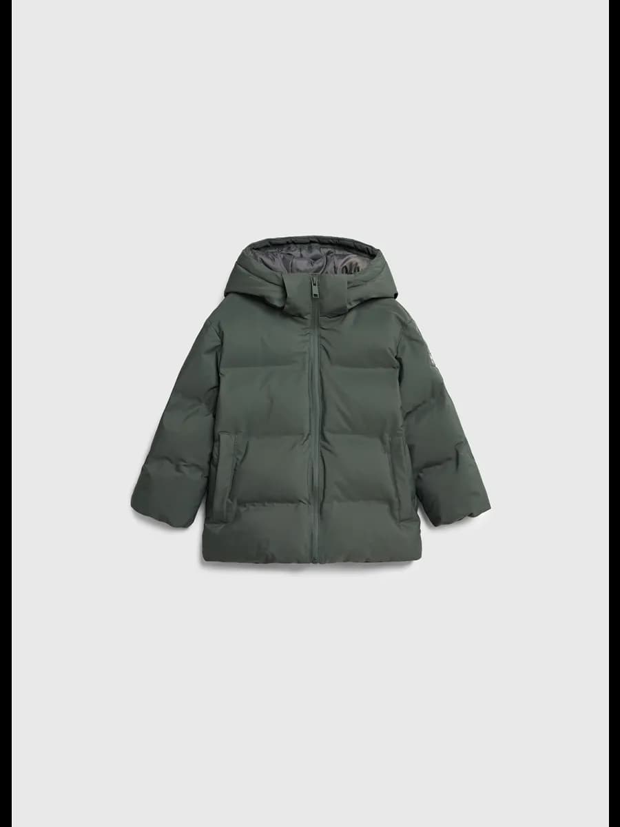 Куртка зимняя пуховик для подростка с капюшоном