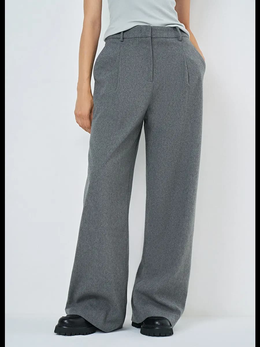 Брюки широкие палаццо - фото 1