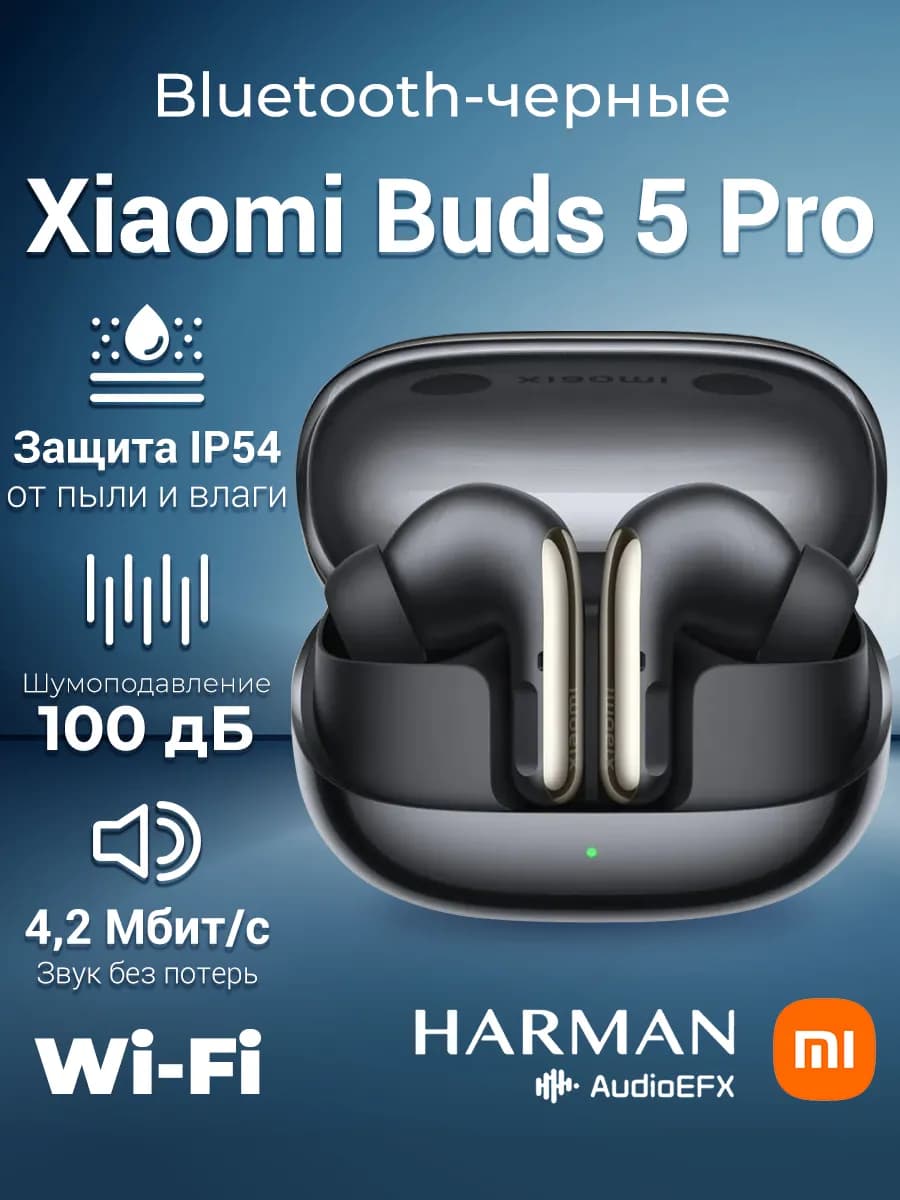Наушники Buds 5 Pro Wi-Fi черный（BHR9647GL)