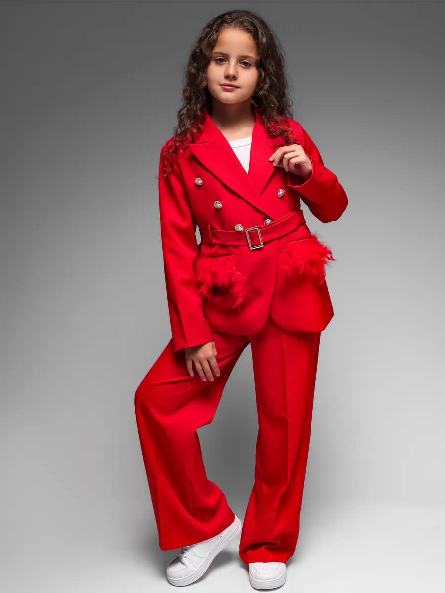 Праздничный брючный костюм