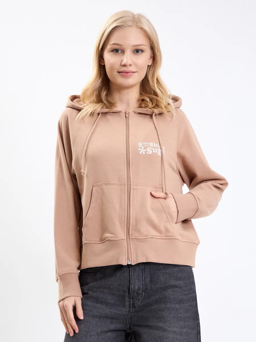 Толстовка с капюшоном на молнии