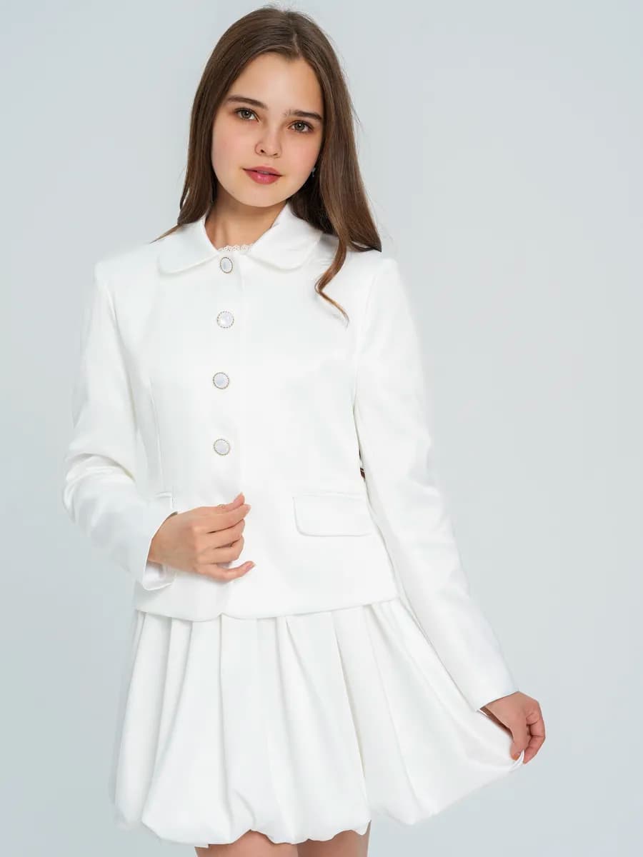 Жакет нарядный атласный для подростка детские