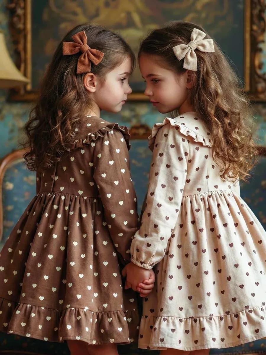 Платье фланелевое с длинным рукавом