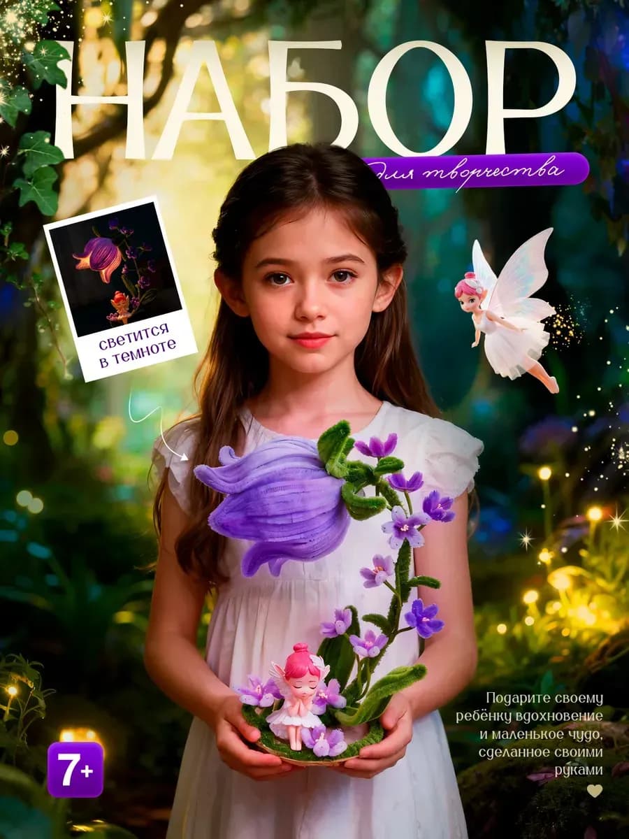 Набор для творчества, поделок и лепки для девочек - фото 1