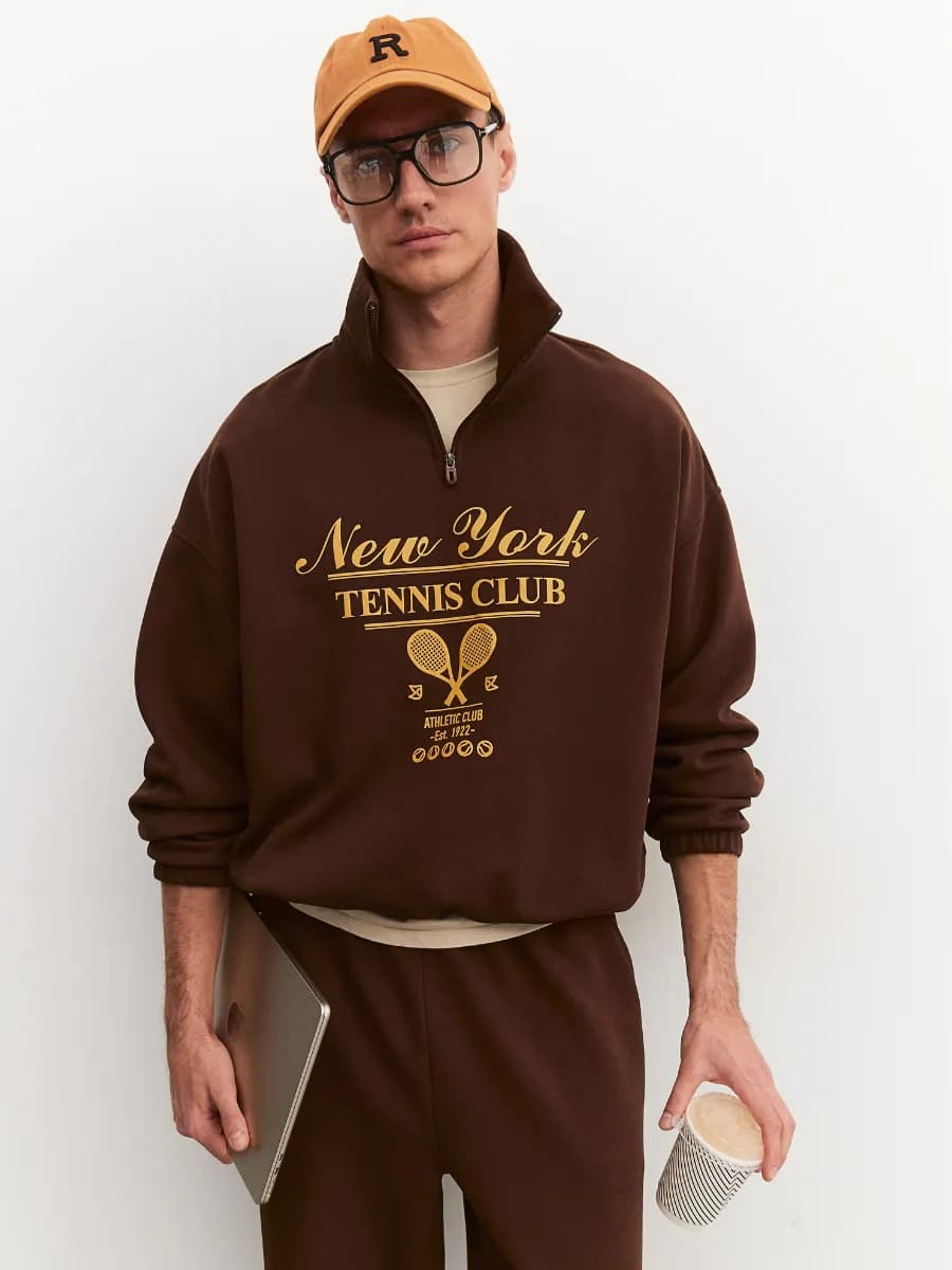 Костюм спортивный без начеса полузамок