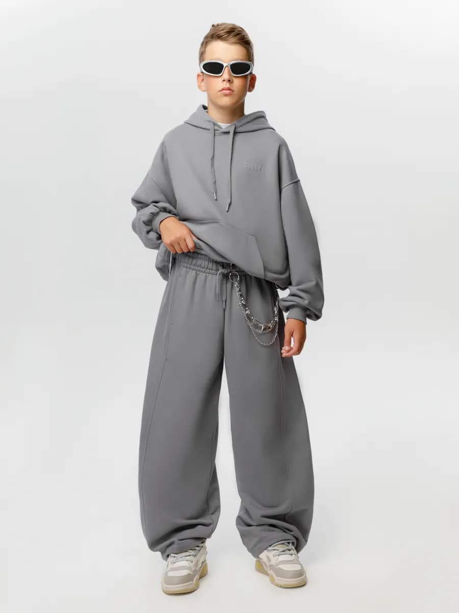 Хлопковые широкие штаны для мальчика