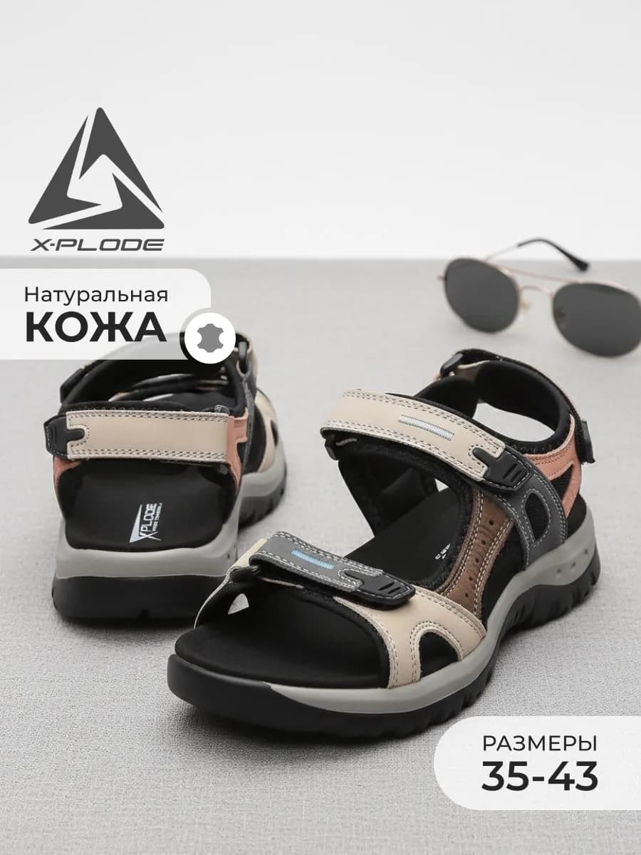 Летние спортивные босоножки сандалии на липучках