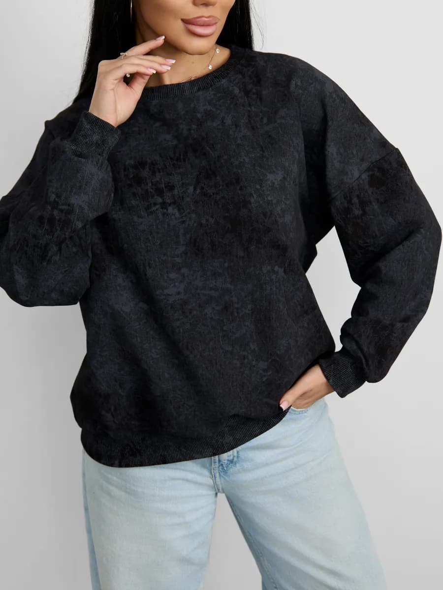 Свитшот оверсайз варенка без начеса