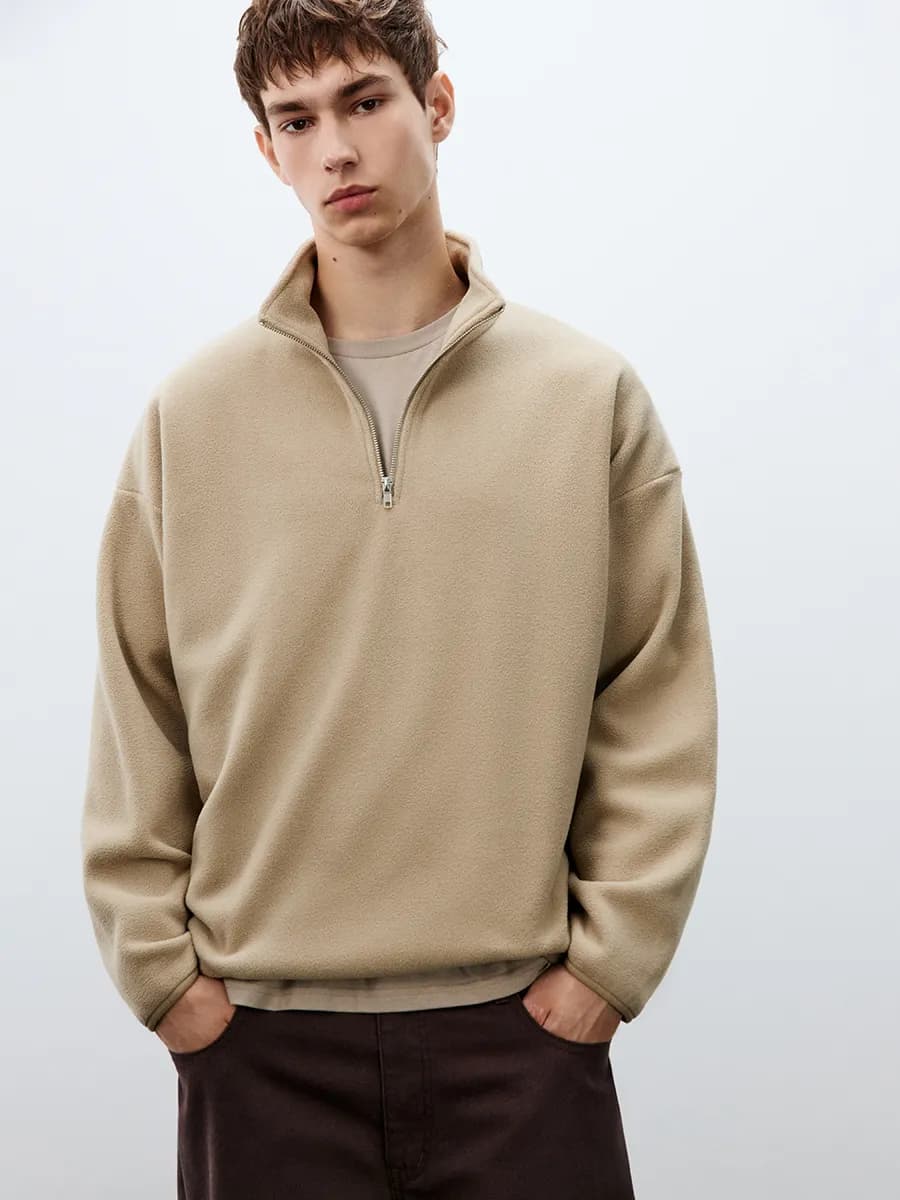 Толстовка флисовая с молнией