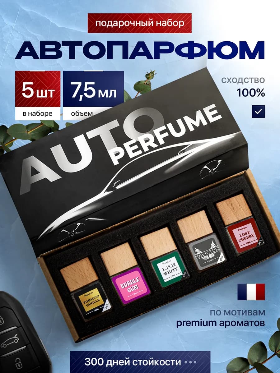 Ароматизатор в машину подарочный набор автопарфюма