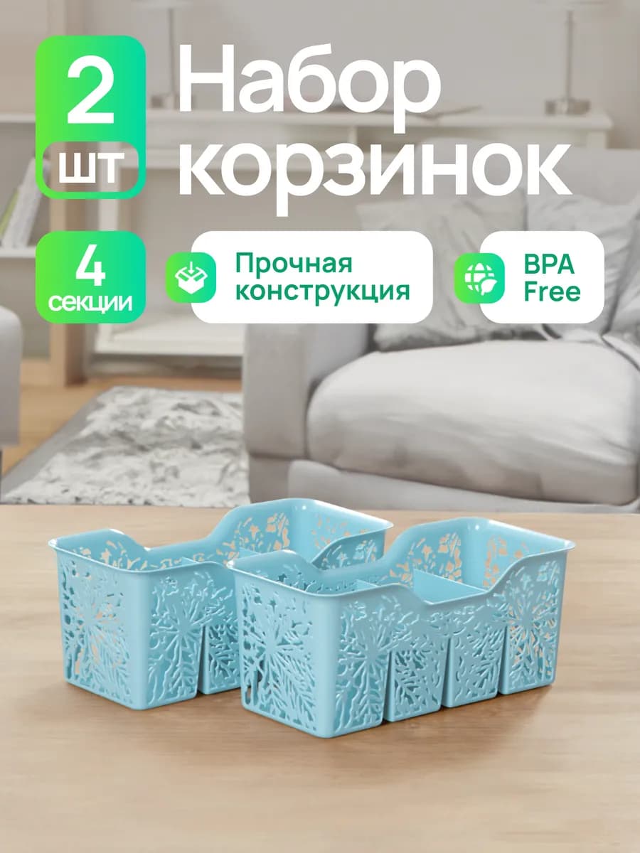 Корзинка для канцелярии, косметики и мелочей