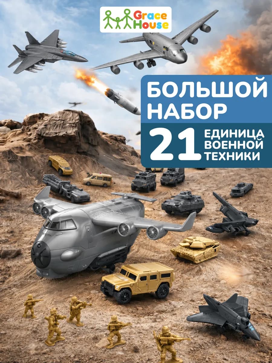 Самолет игрушка набор военной техники