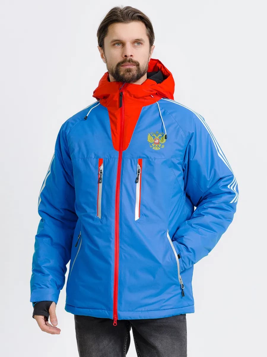 Куртка зимняя спортивная с гербом россии