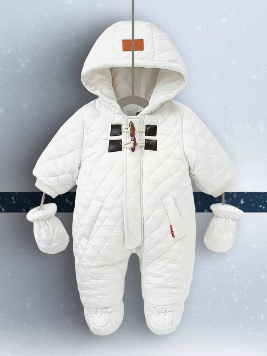 Комбинезон для новорожденных с варежками