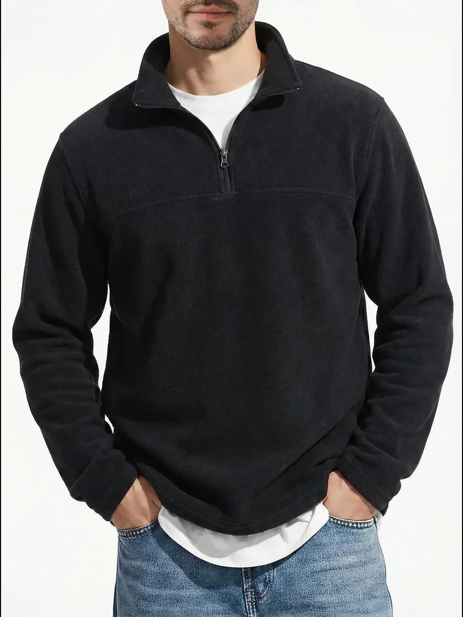 Толстовка флисовая полузамок