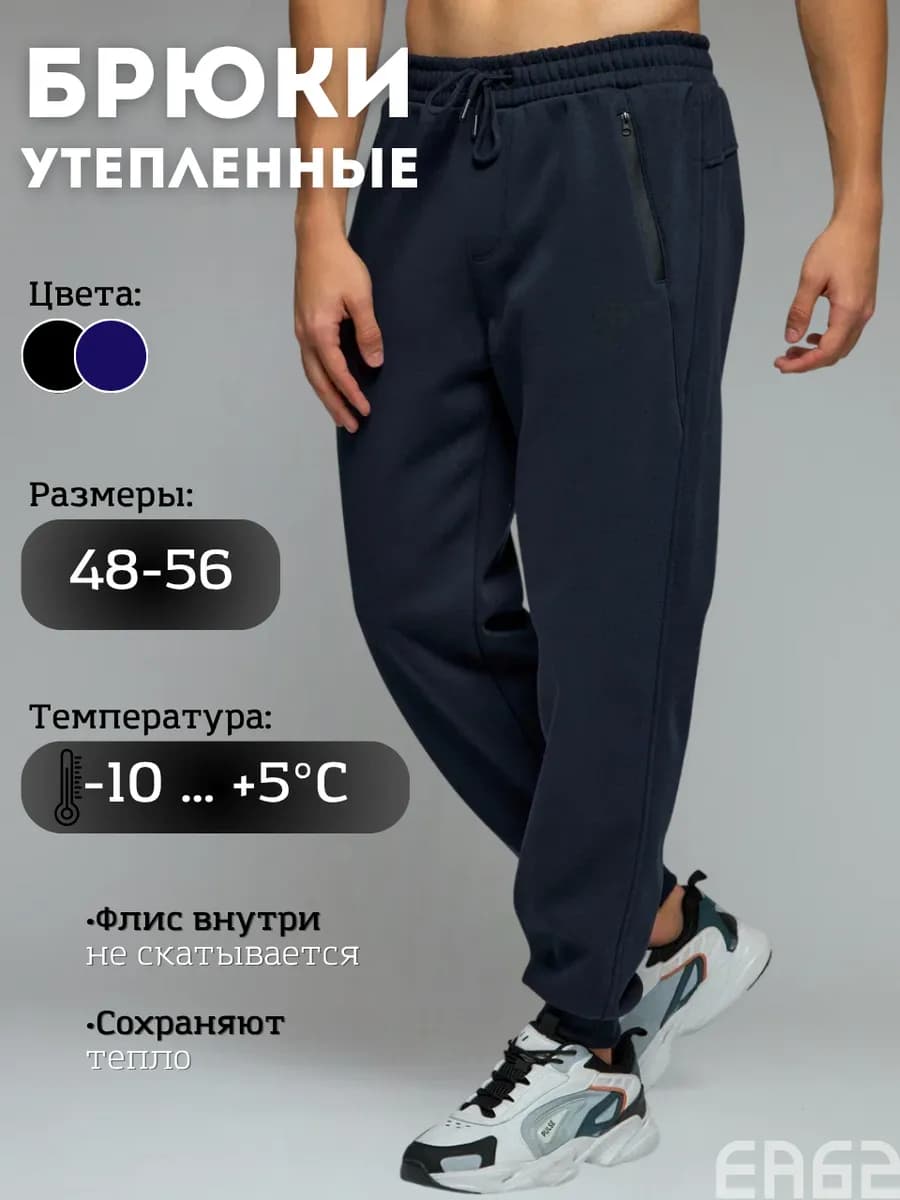 Брюки спортивные утепленные манжет