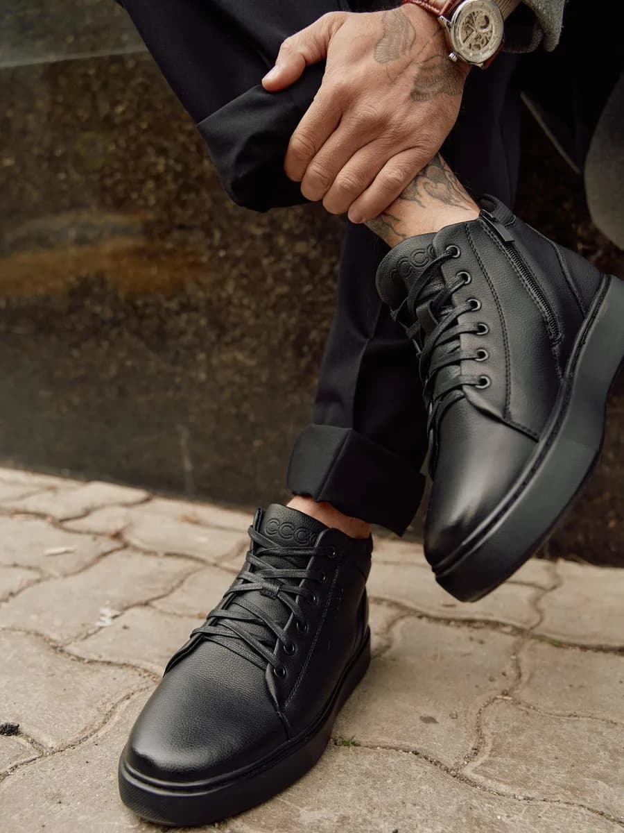 Зимние ботинки кроссовки с мехом