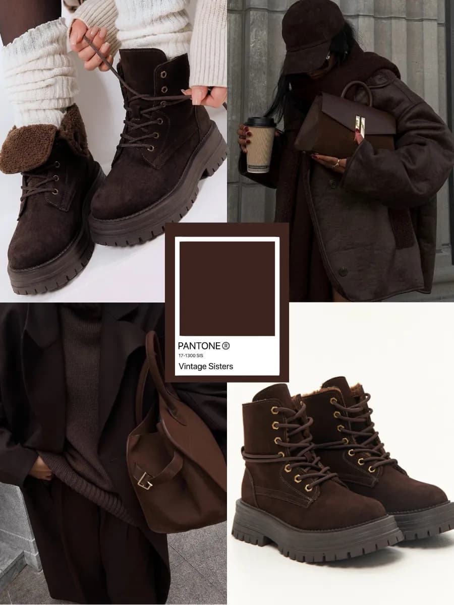 Ботинки зимние натуральная замша