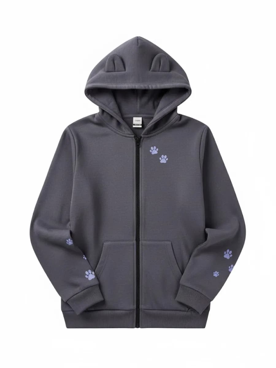 Толстовка с ушками на капюшоне